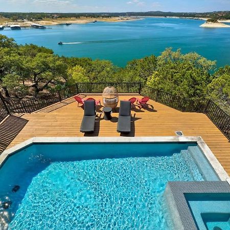 Atlantis On Lake Travis Pool Hot Tub Dock Villa Leander Esterno foto