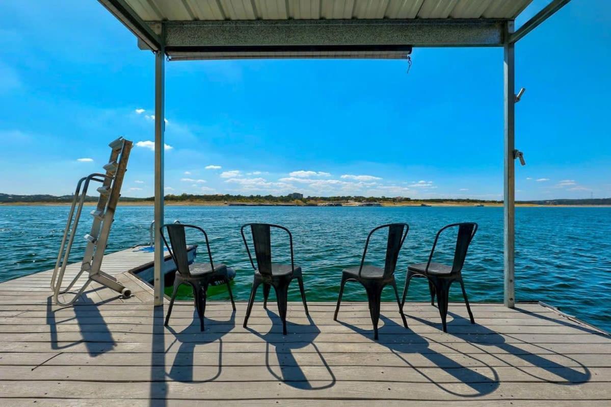 Atlantis On Lake Travis Pool Hot Tub Dock Villa Leander Esterno foto