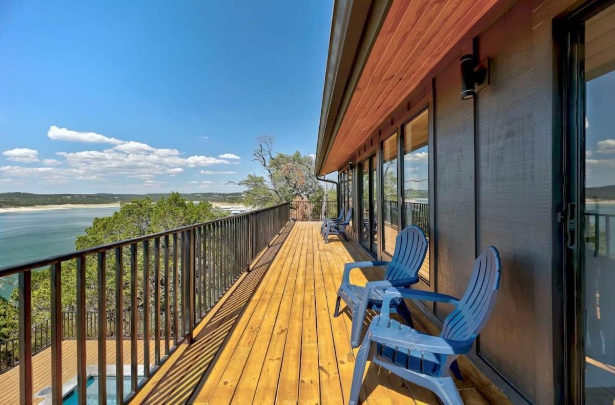 Atlantis On Lake Travis Pool Hot Tub Dock Villa Leander Esterno foto