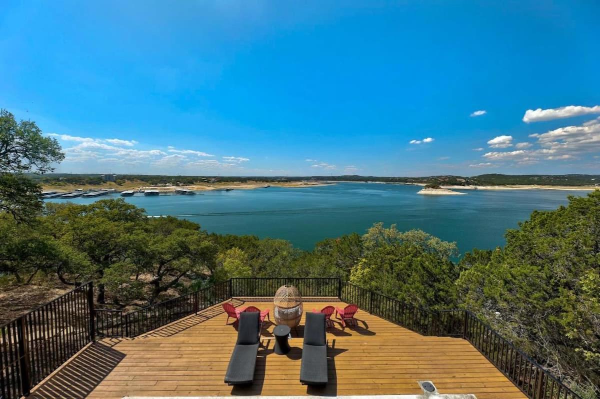 Atlantis On Lake Travis Pool Hot Tub Dock Villa Leander Esterno foto