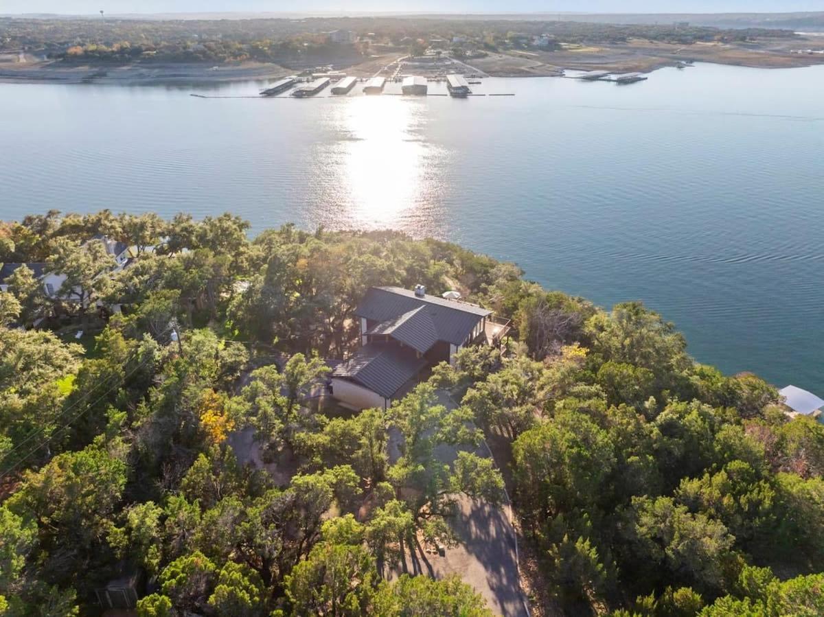 Atlantis On Lake Travis Pool Hot Tub Dock Villa Leander Esterno foto