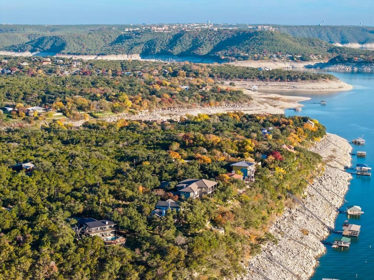 Atlantis On Lake Travis Pool Hot Tub Dock Villa Leander Esterno foto